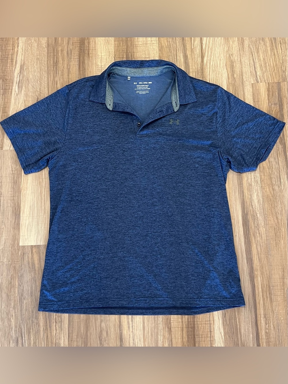 Under Armour Men's Navy Heather Performance Polo